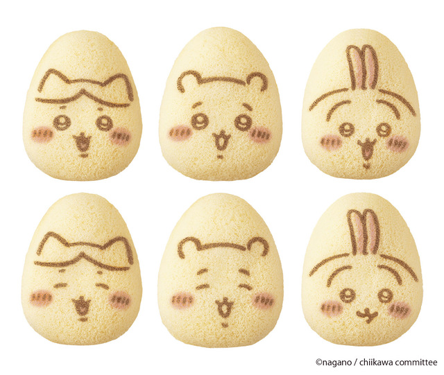 スポンジケーキの絵柄は全6種類