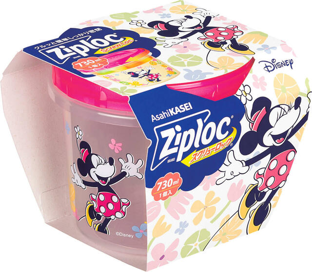 ジップロック スクリューロック　730ml 1個入 ＜Disney＞ 25
