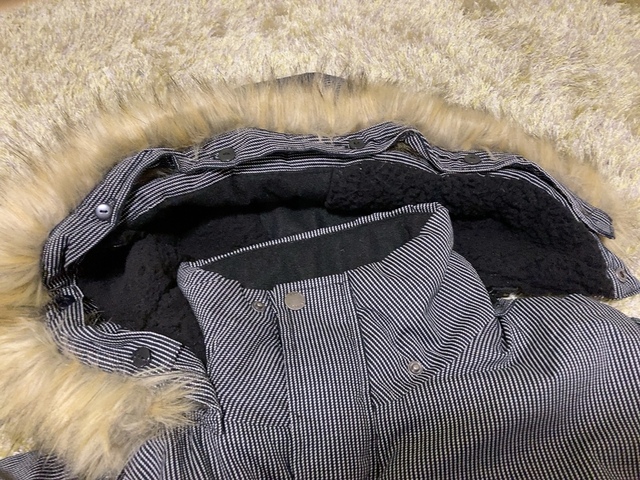 【ワークマン DIAMAGIC DIRECT(R)GRAMITECH(ディアマジック ダイレクトグラミテック)綿防風防寒2WAYジャケット】フード付きで頭も保護