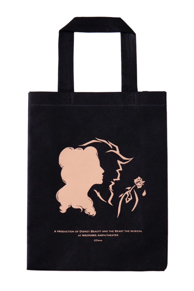 不織布バッグ S300円｜サイズ：W265mm×H330mm×D90mm｜※劇団四季オフィシャルウェブショップでのお取り扱いはございません。｜劇団四季 ディズニーミュージカル『美女と野獣』東京ディズニーリゾート内舞浜アンフィシアター公演オリジナルグッズ
