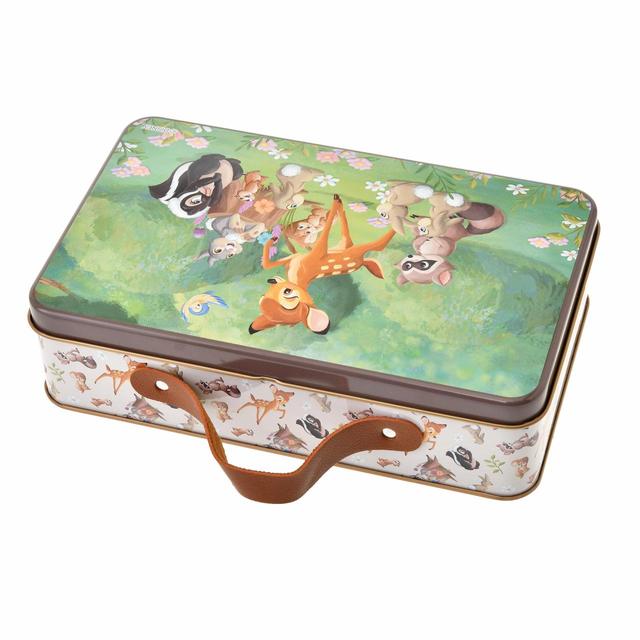 バンビ、とんすけ、フラワー バームクーヘン 缶入り Bambi 80years 1,944円