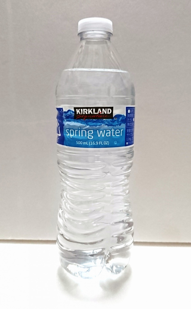 カークランドシグネチャー スプリングウォーター　500ml×40本　748円
