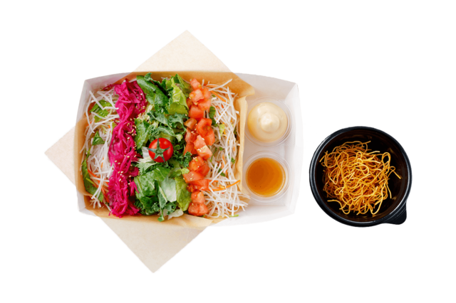 【びっくりドンキー】ガリバーサラダ(テイクアウトメニュー、デリバリーメニュー)