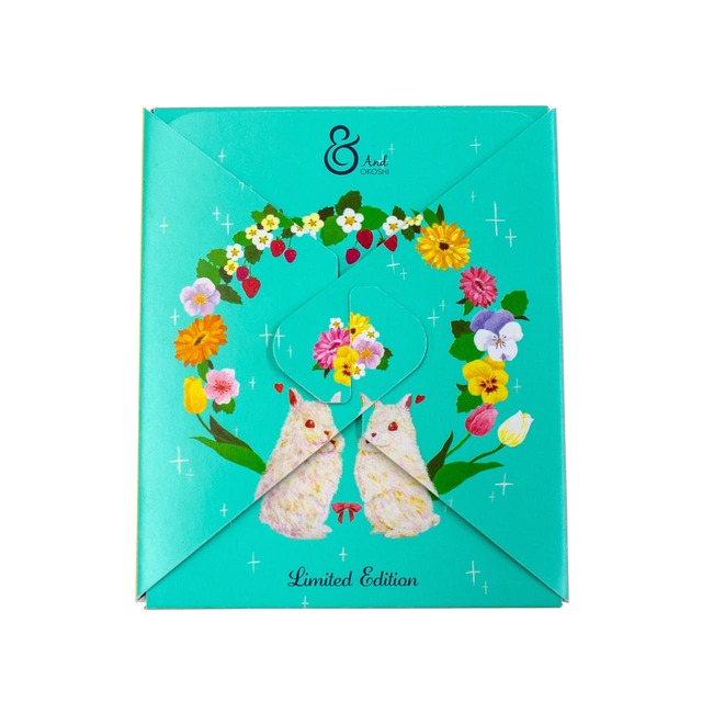 【あみだ池大黒「& OKOSHI」】「& OKOSHI bon chocolat（ボンショコラ）」は春をイメージした限定デザイン