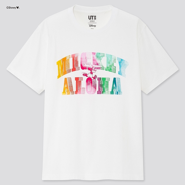 【MEN】ミッキー アロハ UT（半袖・レギュラーフィット）¥990