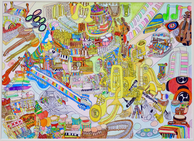 <デザインタイトル>「Philhar World」【ロイヤルホスト『Apple Mango〜メキシコを感じて〜』】