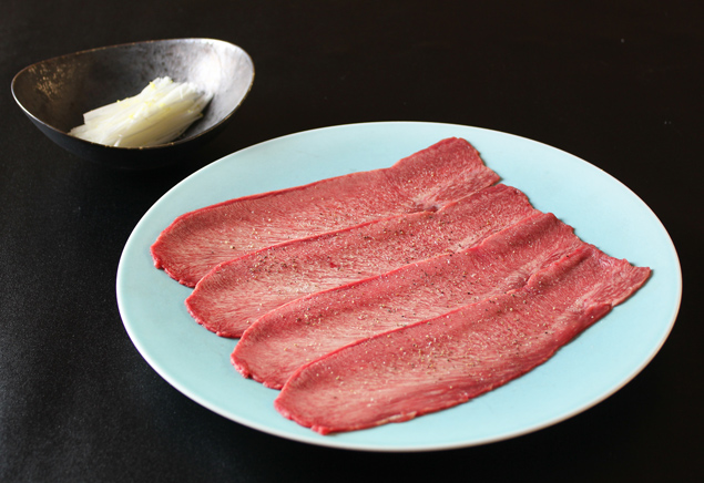 トラジの牛タン　焼きしゃぶカット