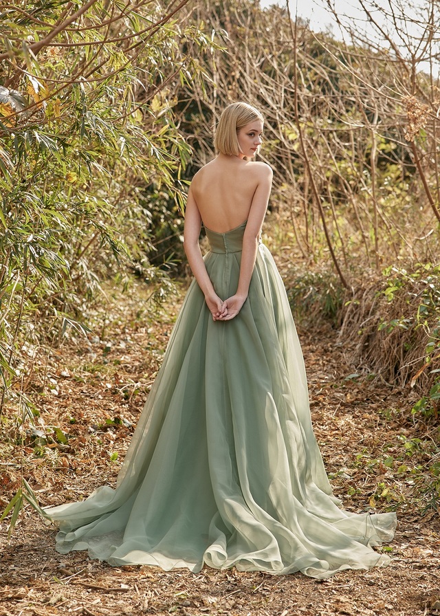 クラウディア｜「K.RANNE-クランネ-」新作ウェディングドレス｜KNE0041_Green