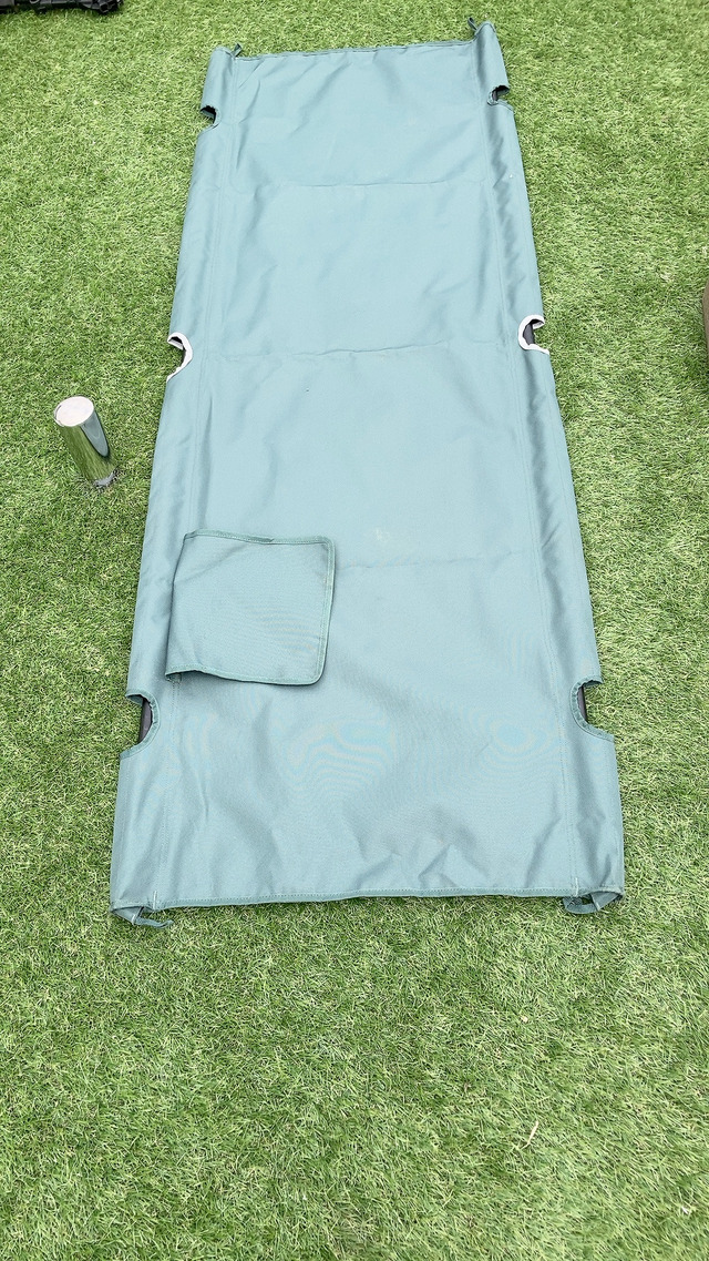 【ワークマン 燃え広がりにくいアルミコット】燃え広がりにくくても油断せず火元には気をつけて