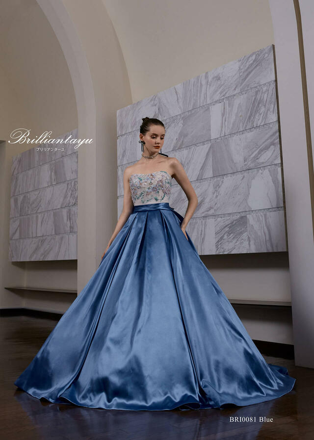 「Brilliantayu （ブリリアンターユ）」新作ウェディングドレス　BRI-0081_Blue