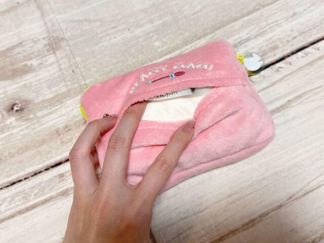 こんな感じでポケットティッシュを収納できます♪