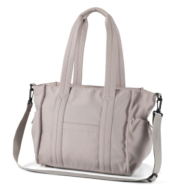 ワークマン 高撥水マルチシートインマザーズ2WAYトートバッグ/グレー
