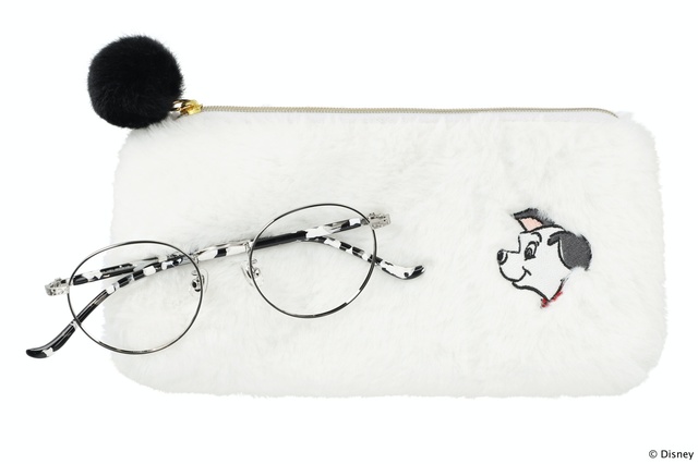 ZA222004_14E1（ブラック）｜『101匹わんちゃん』｜13,300円（税込・セットレンズ代込）｜ディズニー コレクション created by Zoff “FURRY series”