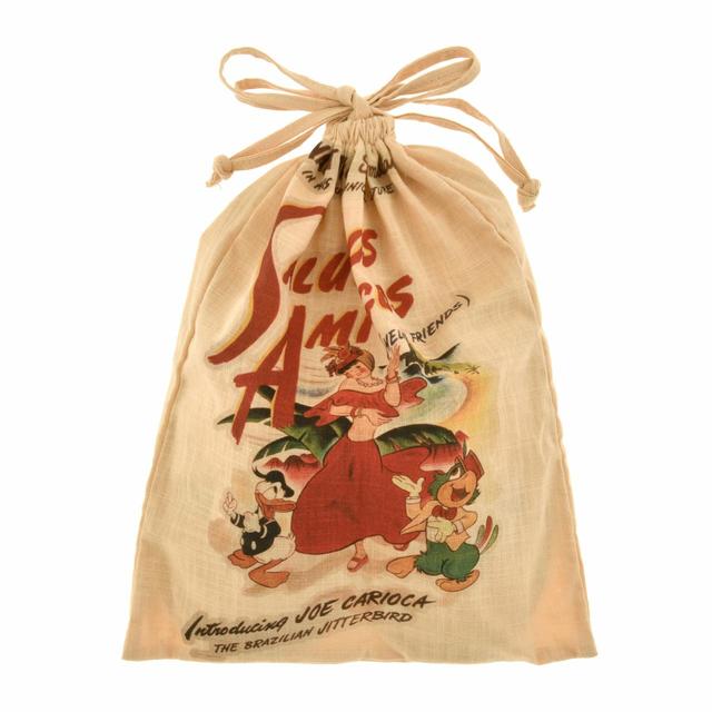 巾着付きルームシューズ