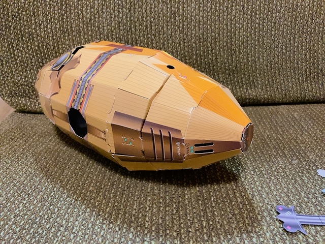 【小学館 小学一年生9月号】部品を差し込むときに歪んでしまい、今まで組み立てた部分が取れてしまうことが何度かありました