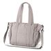ワークマン　高撥水マルチシートインマザーズ2WAYトートバッグ/グレー