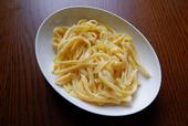 【生地からつくる 手打ちパスタ】茹で上がりの状態