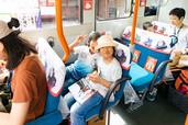 バスのバーティー車内｜大井川鐵道「Day Out With Thomas 2018」