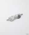 ミッキー&ミニー / アーガイルシルクアイマスク ブルー×ブラウン ¥23,100
