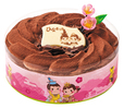 「ひなまつりチョコ生ケーキ」M:直径165mm/3,400円(税込)
