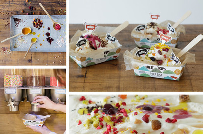 絶品 ミルクアイス 食べ比べが美味しそう 無料トッピングも充実 うまいめし