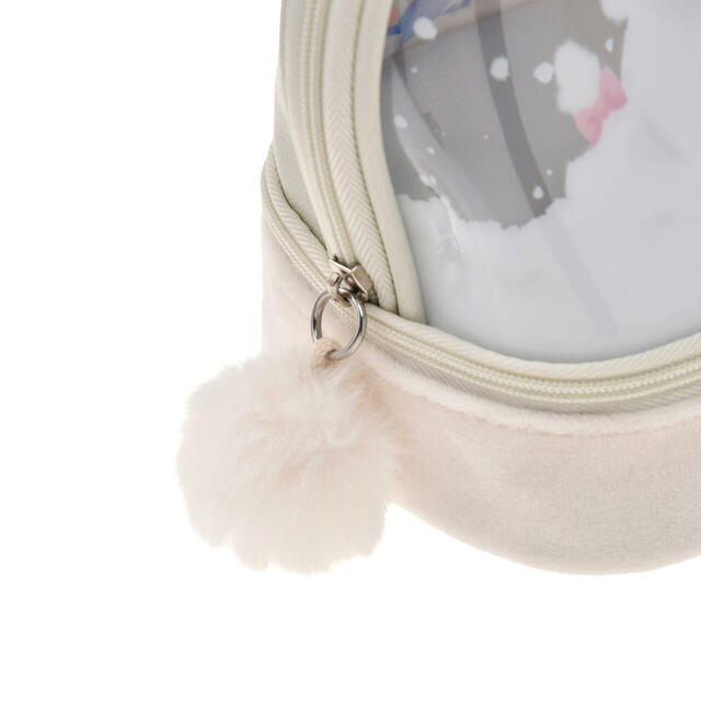 プーさん、ピグレット、イーヨー ポーチ 2段式 WHITE POOH 3,300円