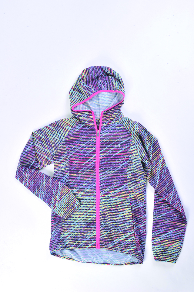 UAウーブン FZプリントフーディー