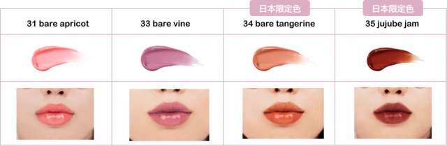 ☆新色4色☆【ロムアンド】ジューシーラスティングティント（5.5g）1,320円（税込）