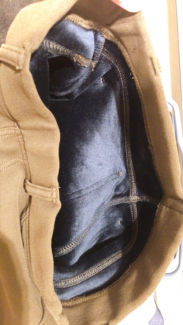 裏起毛であったかい無印良品の裏ボアフリースパンツ