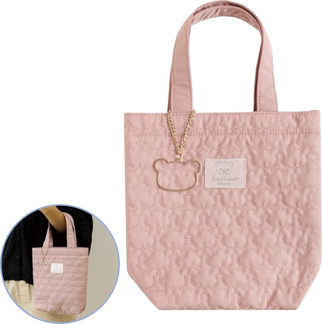 【あなたとまどろむリラックマ】金属チャーム付き「ミニトートバッグ」￥2,640