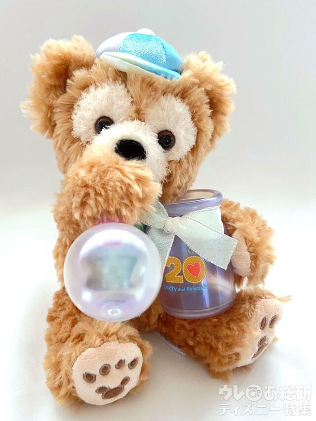 「ダッフィー＆フレンズ20周年：カラフルハピネス」ぬいぐるみ