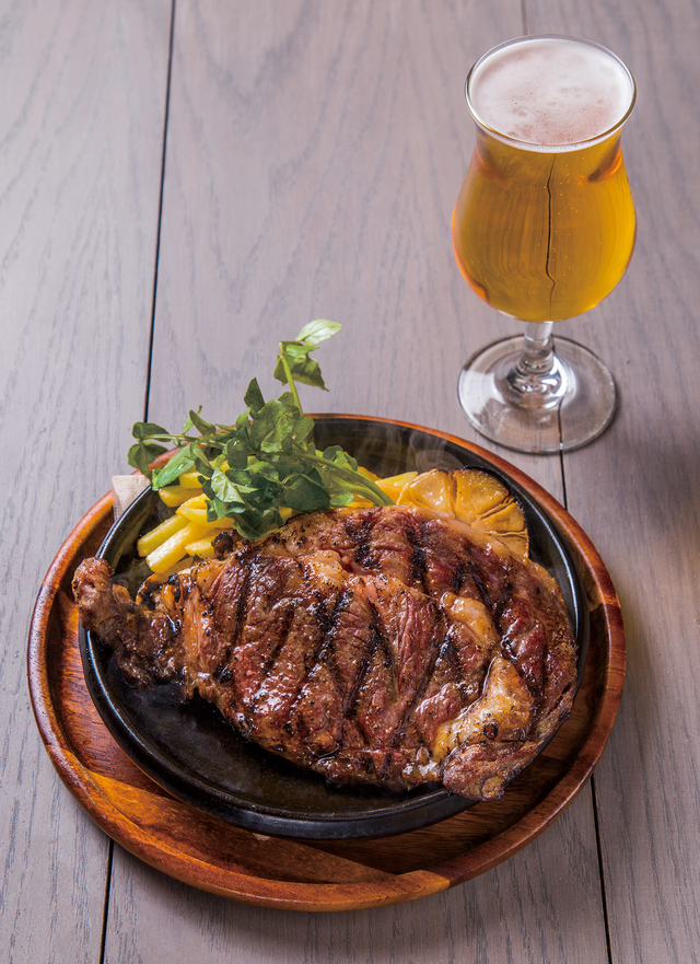 USリブアイロールステーキ 淡路玉ねぎソース