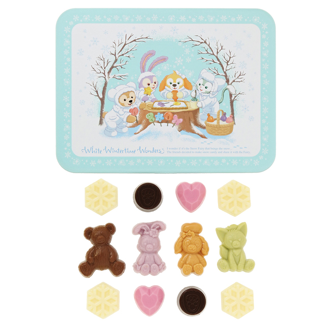 「ダッフィー＆フレンズのホワイト・ウィンタータイム・ワンダーズ」チョコレート