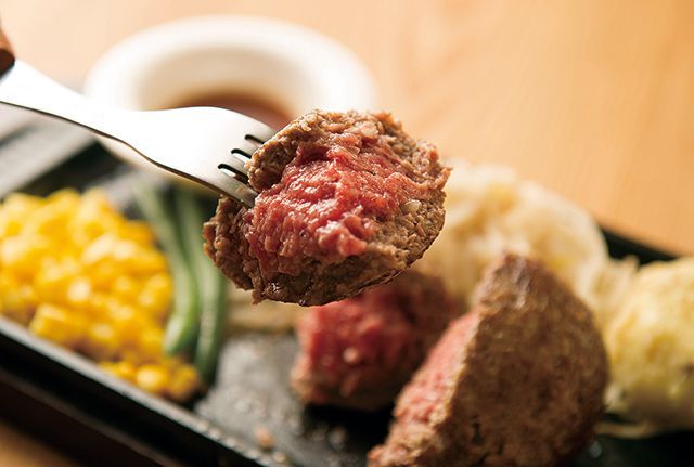 うまい肉「名店の逸品」／ ステーキハウス牛和鹿（門前仲町）　  和牛ハンバーグ200g　1620円