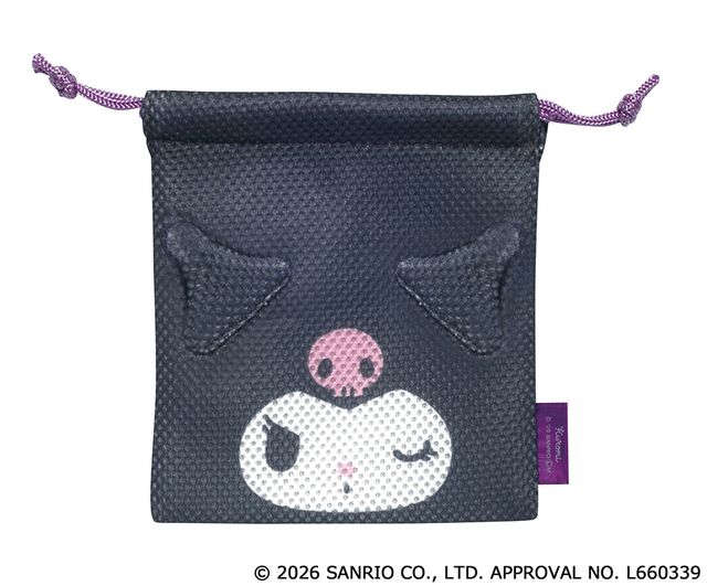 【サンリオキャラクターズ メッシュ巾着コレクション（全6種）】クロミ