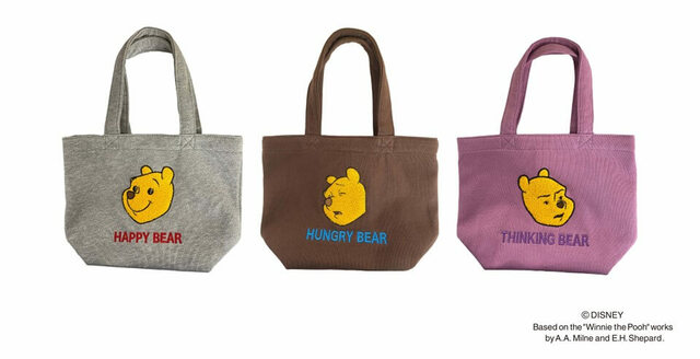 プーさんスウェットミニトート｜2,750円