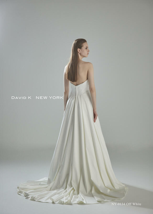 クラウディア｜「DAVID K NEW YORK（デヴィッド ケイ ニューヨーク）新作ウェディングドレス｜NY-0134_Offwhite
