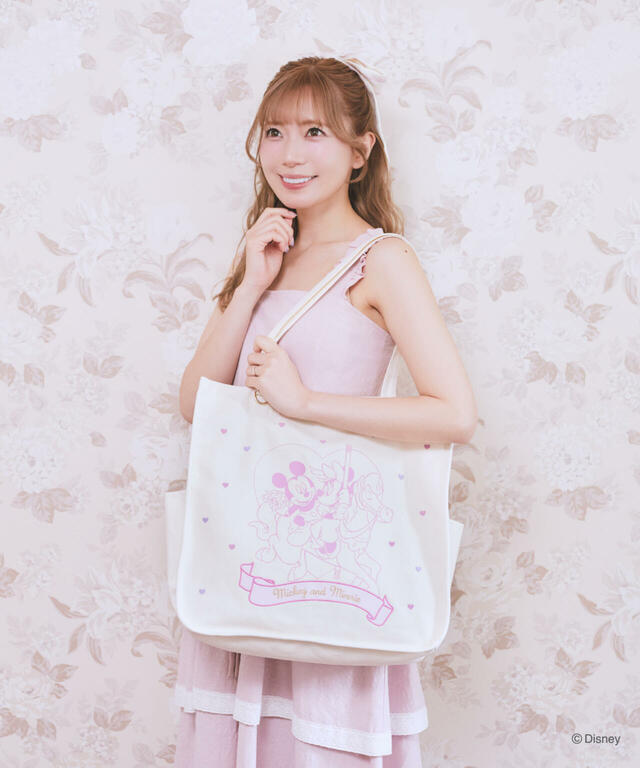 ミッキー&ミニー/メリーゴーランドトートバッグ ¥8,500