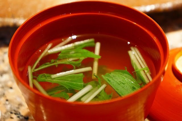 鮨 竹半 若槻（恵比寿）　野菜のお澄まし