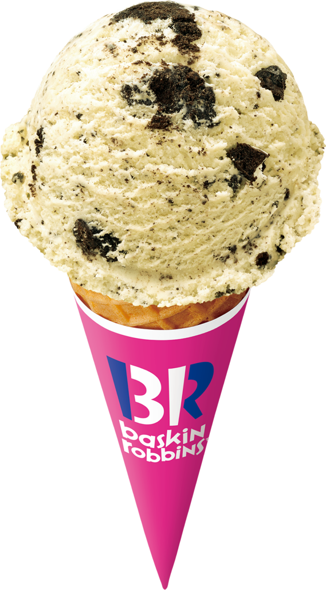 【サーティワン 人気フレーバーランキング 5位】「クッキーアンドクリーム」390円（税込）