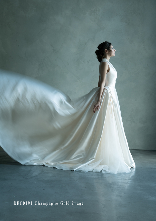 新作ウェディングドレスコレクション「Clef a decor-クレアデコール」DEC0191_Offwhite
