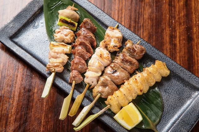さかえや自慢のつくば鶏の焼き鶏