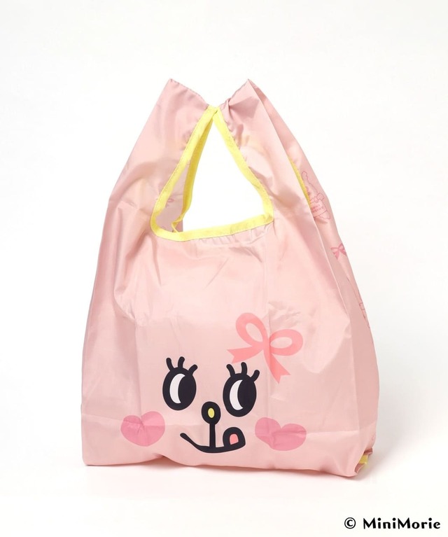 【BUNNI KONBINY meets tiny tiny】「エコバッグ」1,490円　フェイス柄でインパクト◎