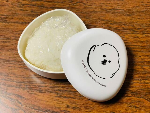 実際に小ぶりのおにぎりを入れてみました!