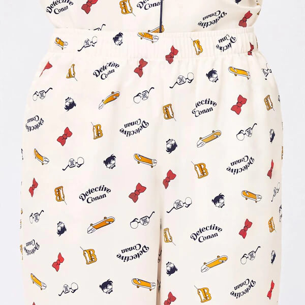 【GU】サテンパジャマ(半袖&ロングパンツ) Detective Conan/¥2,990