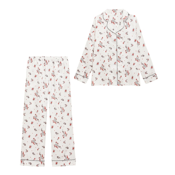 サテンパジャマ（長袖）Disney +X ￥2,490 +税