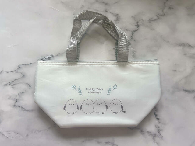 保温冷舟型ランチトートバッグ　シマエナガ／税込110円