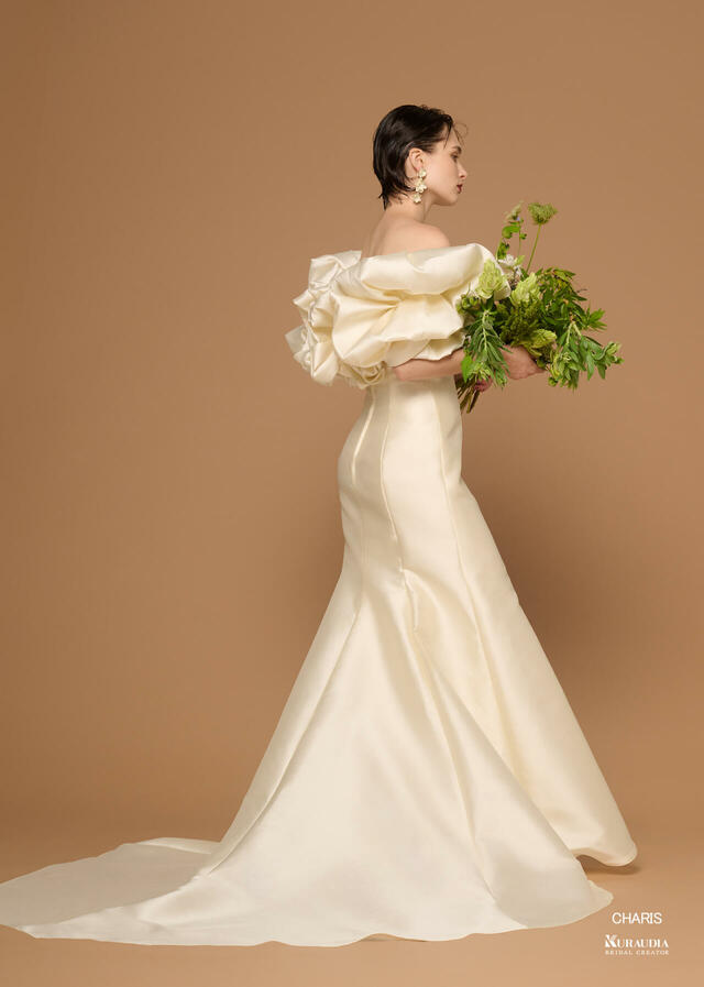 「Irida maison（イリーダメゾン）」新作ウェディングドレス　IM-0041_OffWhite