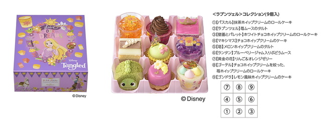 ＜ラプンツェル＞コレクション（9個入）2,500円（税込2,700円）