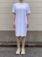 【UNIQLO（ユニクロ）】クルーネックTワンピース（半袖）ホワイト　Sサイズ着用